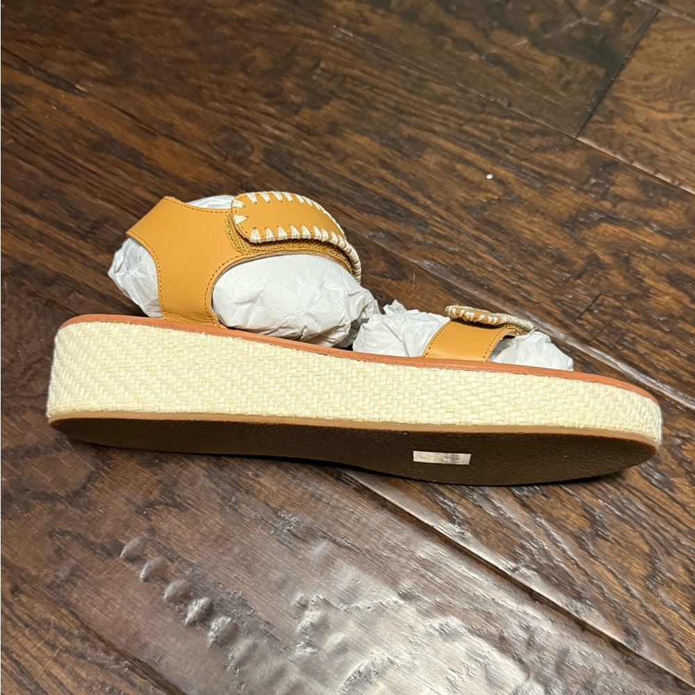 Johnny Was Raffia Embroidered Sandals - Picture 5 of 8